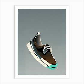 Minimalistic Shoe Illustration, 1349 Art Print