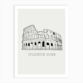 Colossus Of Rome Art Print