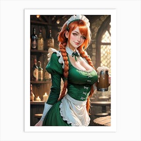 Irish Maid Art Print