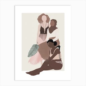 Three Women nr 1 Art Print