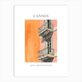 Cannes Travel And Architecture Poster 3 Art Print