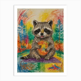 Raccoon Art Print