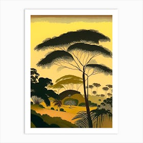 Nungwi Tanzania Rousseau Inspired Tropical Destination Art Print