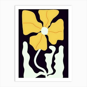 Henri Matisse Yellow Flower Art Print