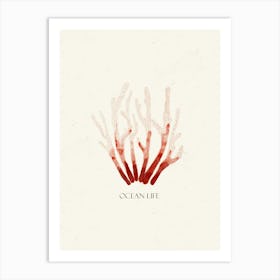 Red Coral Art Print