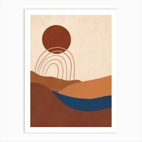 Desert Landscape Art Print