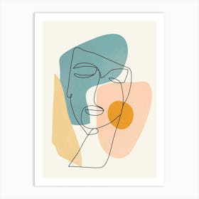 Abstract Faces 10 Art Print