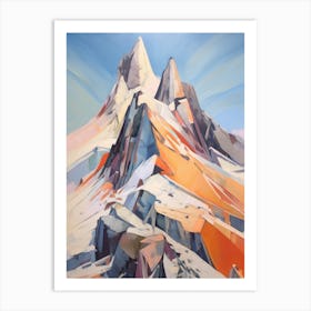 Glyder Fawr Wales 2 Mountain Painting Art Print