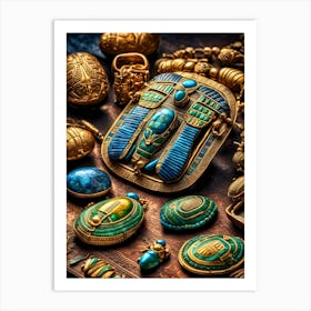 Egyptian Jewelry 3 Art Print