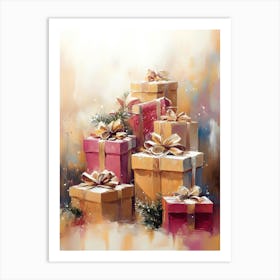 Christmas Presents 5 Art Print