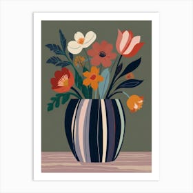 Flowers In A Vase 7 Art Print