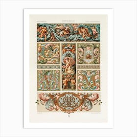 17th Century Pattern, Albert Racine 1 Art Print