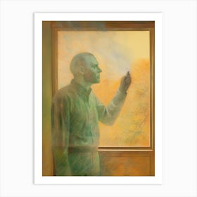 Man In A Window Art Print