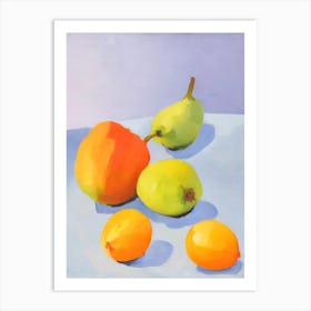 Chayote Tablescape vegetable Art Print