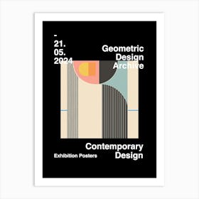 Geometric Design Archive Poster 16 Art Print