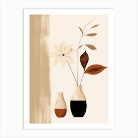 Two Vases Canvas Print Art Print