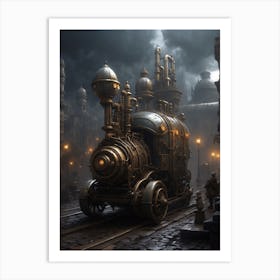 Steam Train 1 Art Print