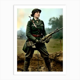 Warriors of WWI Reimagined 89 Art Print