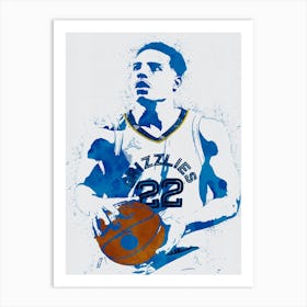 Desmond Bane Memphis Grizzlies Art Print