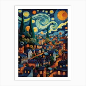 Starry Night 17 Art Print