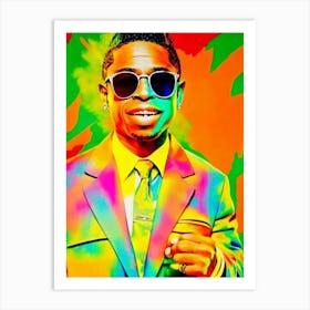 Lil Wayne 2 Colourful Pop Art Art Print