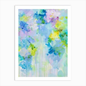 Abstract Floral Painting 30 Art Print