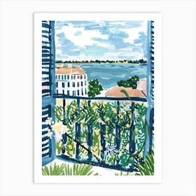 Travel Poster Happy Places Charleston 3 Art Print