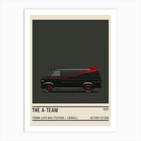 A Team Inspired Car Art Print