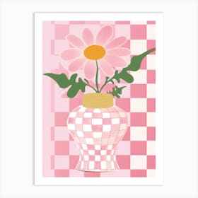 Cosmos Flower Vase 4 Art Print