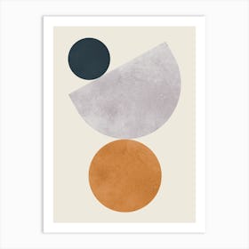 Circles and lines 27 Art Print