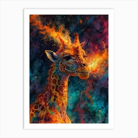 Giraffe 60 Art Print