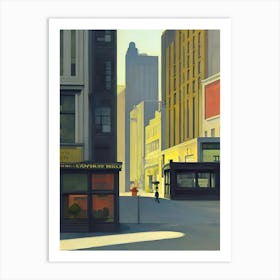 City Street Art Print