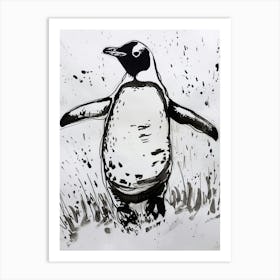 Emperor Penguin Waddling 1 Art Print