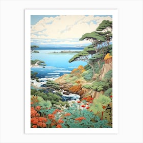 Iriomote Island In Okinawa, Ukiyo E Drawing 2 Art Print