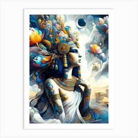 Cleopatra Portrait Artwork 58 Art Print