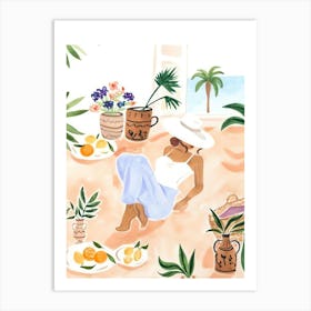 Day At The Beach Art Print