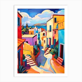 Gozo Malta 2 Fauvist Painting Art Print