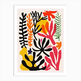 Modern Tropics Matisse Style Poster