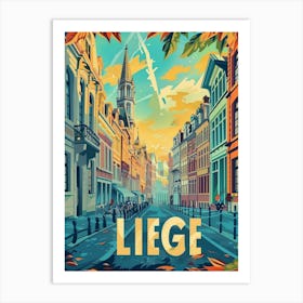 Liege Belgium Art Print