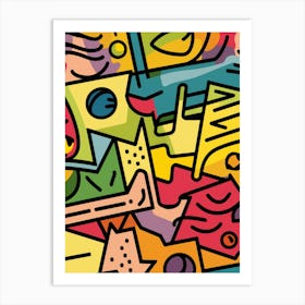 Abstract Pattern 1 Art Print