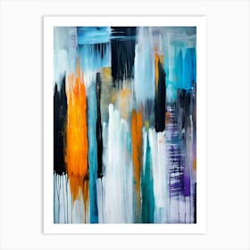 Abstract Cityscape 1 Art Print