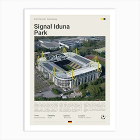 Borussia Dortmund - Signal Iduna Park Art Print