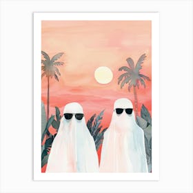 White Ghosts Art Print