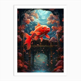 Koi Fish Art Print