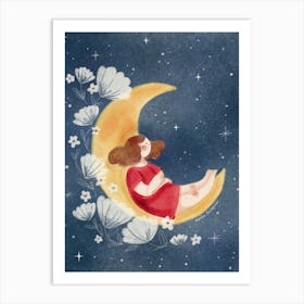 On The Moon Art Print