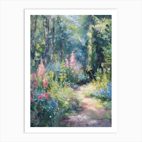  Floral Garden Enchanted Meadow 3 Art Print