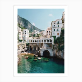 Amalfi Coast Photo Summer Vintage Photography Art Print