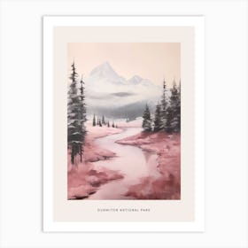 Dreamy Winter National Park Poster  Durmitor National Park Montenegro 2 Art Print