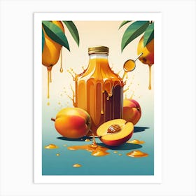 Honey And Peaches Art Print