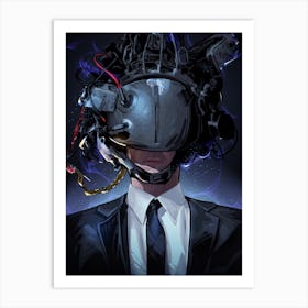 Johnny Mnemonic Keanu Reeves Art Print